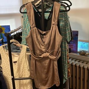 Banana Republic Monogram black label dress blouse tank size 12 nwt